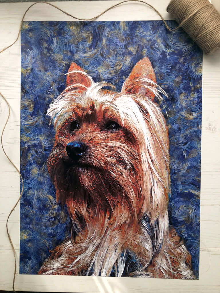 Retrato Van Gogh de tu Mascota - Sara de Bono Tienda