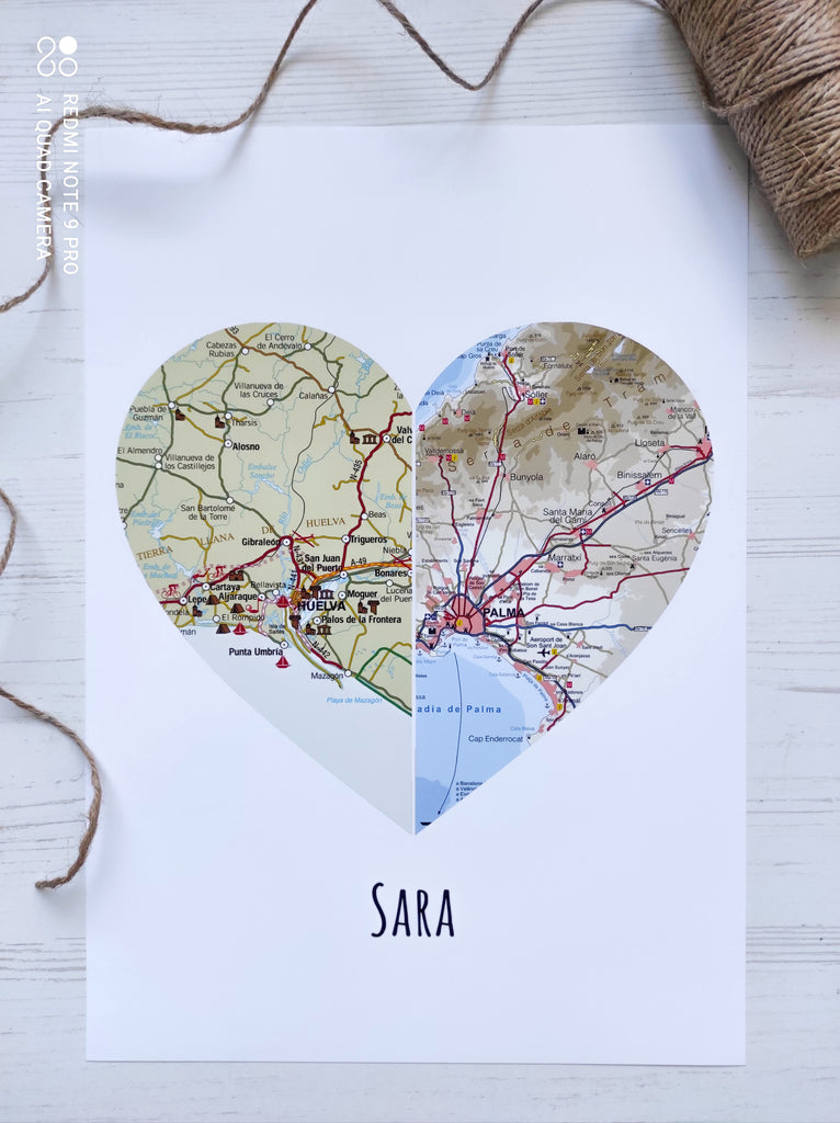 Mapa Corazón - Sara de Bono Tienda
